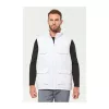 UNISEX PADDED MULTI-POCKET POLYCOTTON VEST (3XL, White)