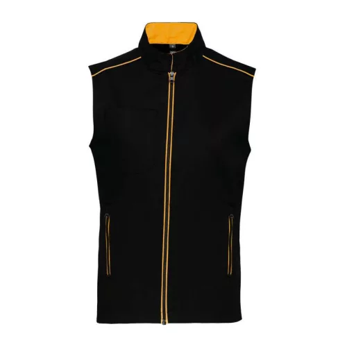MEN'S DAYTODAY GILET (3XL, Black/Yellow)