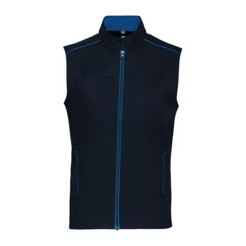 MEN'S DAYTODAY GILET (4XL, Navy/Light Royal Blue)