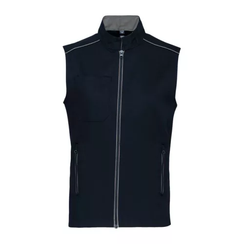 MEN'S DAYTODAY GILET (S, Navy/Silver)