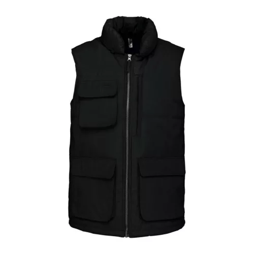 QUILTED BODYWARMER (L, Deep Black)