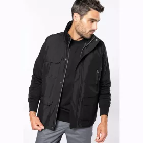 WORKER - BODYWARMER (4XL, Deep Black)