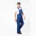 UNISEX WORK OVERALL (3XL, Royal Blue)