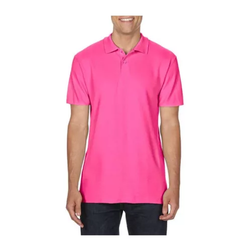 SOFTSTYLE® ADULT DOUBLE PIQUÉ POLO