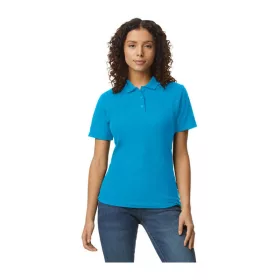Softstyle® Ladies' Double Piqué Polo