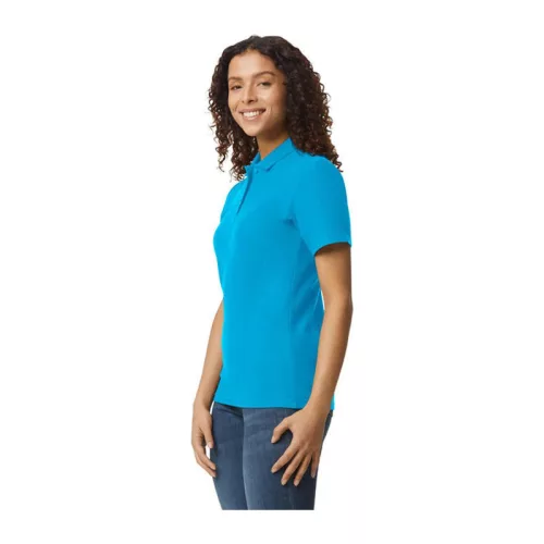 Softstyle® Ladies' Double Piqué Polo