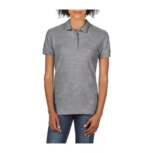 GILDAN® PREMIUM COTTON LADIES' DOUBLE PIQUÉ POLO