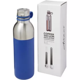 Koln réz-vákuumos kulacs, 590 ml (25,2 x d: 7,5 cm, kék)