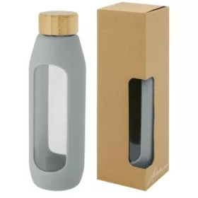   Tidan vizesüveg szilikon pánttal, 600 ml (22 x d: 7 cm, szürke)