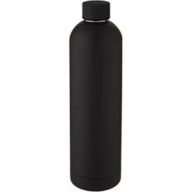 Spring réz-vákuumos palack, 1L (28,95 x d: 8,3 cm, fekete)
