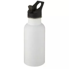   Lexi rozsdamentes acél sportpalack, 500 ml (21,2 x d: 7,4 cm, fehér)