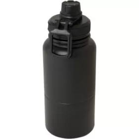   Dupeca rozsdamentes acél palack, 840 ml (23,15 x d: 5,25 cm, fekete)