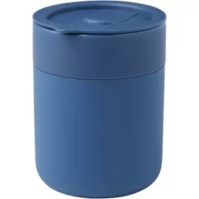   Java kerámia pohár szilikon pánttal, 330 ml (8.7 x 10.5 x 8.2 x d, kék)