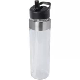   Dylan tritán palack ivószárral, 650 ml (24,5 x d: 6,7 cm, átlátszó)