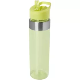   Dylan tritán palack ivószárral, 650 ml (24,5 x d: 6,7 cm, világoszöld)