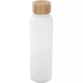   Lume üvegpalack bambusz fedéllel, 500 ml (7 x 21,7 x 7 x d: 3,, fehér)