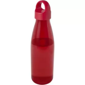   Bergen újraműanyag vizespalack, 800 ml (27 x d: 7,5 cm, piros)