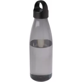   Bergen újraműanyag vizespalack, 800 ml (27 x d: 7,5 cm, fekete)