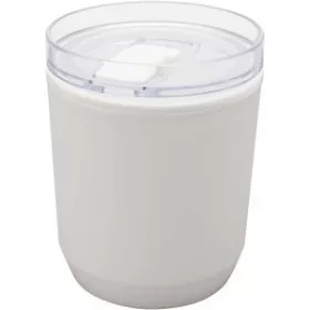 Hudson duplafalú újraműanyag pohár, 180 ml (fehér)