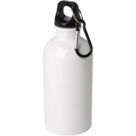   Oregon egyfalú rozsdamentes acél palack, 400 ml (6,6 x 17,6 x 6,6 x d, fehér)