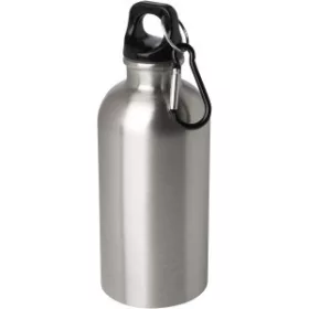   Oregon egyfalú rozsdamentes acél palack, 400 ml (6,6 x 17,6 x 6,6 x d, ezüst)