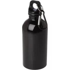   Oregon egyfalú rozsdamentes acél palack, 400 ml (6,6 x 17,6 x 6,6 x d, fekete)