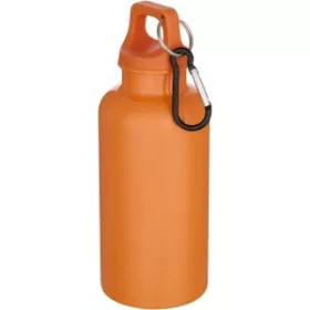   Oregon műanyag kulacs karabinerrel, 400 ml (6,7 x 18,3 x 6,7 x d, narancs)