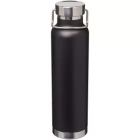   Thor rozsdamentes acél, vákuumos vizespalack, 650 ml (7,3 x 26,95 x 7,3 x, fekete)