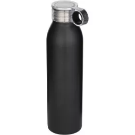   Stay újraacél vizespalack, 650 ml (7,6 x 24,5 x 6,6 x d, fekete)