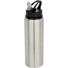   Fitz újraacél vizespalack, 800 ml (7,3 x 25,4 x 7,3 x d, szürke)