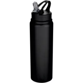   Fitz újraacél vizespalack, 800 ml (7,3 x 25,4 x 7,3 x d, fekete)