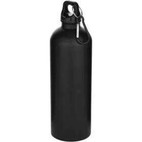   Oregon újraacél vizespalack karabinerrel, 400 ml (7,25 x 24 x 7,25 x d, fekete)