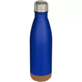   Cove duplafalú vizespalack parafával, 500 ml (7,1 x 26,3 x 4,2 x d, kék)