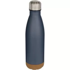   Cove duplafalú vizespalack parafával, 500 ml (7,1 x 26,3 x 4,2 x d, kék)
