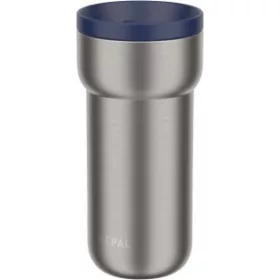 Mepal Ellipse acélbögre, 375 ml (17,8 x d: 8,4 cm, kék)