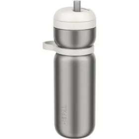   Mepal Twist szigetelt sportpalack, 600 ml (10 x 23,8 x d: 7,5 c, fehér)