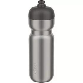   Mepal Pull acél vizespalack, 800 ml (23,3 x d: 7,5 cm, fekete)