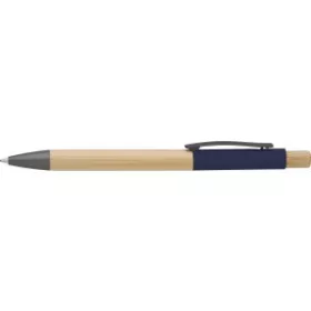 Bambusz golyóstoll (14.2cm, kék)
