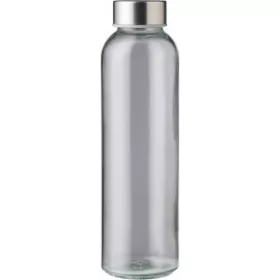 Színezett üveg vizespalack, 500 ml (22cmx6.3, átlátszó)
