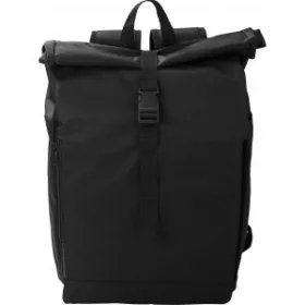 RPET rolltop hátizsák (fekete)