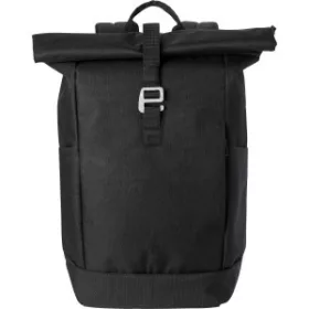 Rolltop hátizsák, 600D (fekete)