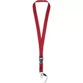 Sagan nyakpánt levehető csattal, telefontartóval (piros)