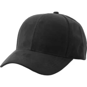 6 paneles velúr sapka (d:58cm, fekete)