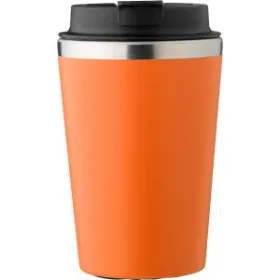 Utazóbögre, 350 ml (15, d:8.9cm, narancs)