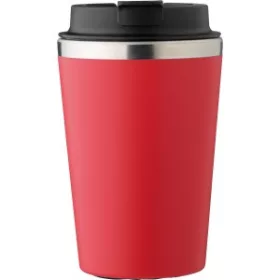 Utazóbögre, 350 ml (15, d:8.9cm, piros)