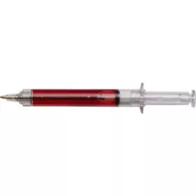 Syringe golyóstoll (12.8cm, piros)