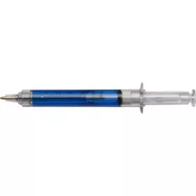 Syringe golyóstoll (12.8cm, kék)