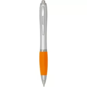   Nash újrahasznosított műanyag golyóstoll (13,9 x d: 1,3 cm, narancs)