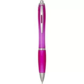   Nash újrahasznosított műanyag golyóstoll (13,9 x d: 1,3 cm, pink)