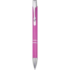   Moneta újrahasznosított alumínium golyóstoll (13,6 x d: 1 cm, pink)